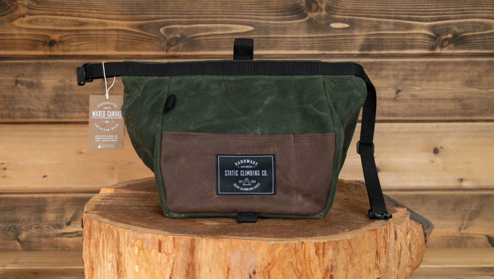 小物 junkie Waxed Canvas Chalk Bucket | RANGER — △STΛTIC Climbing
